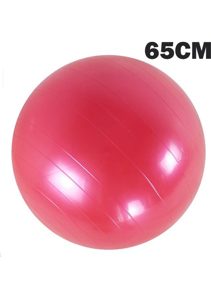 65CM Kırmızı Stil Yoga Topları Pilates Fitness Salonu Denge Fitball Egzersiz Egzersiz Topu cm (Yurt Dışından)