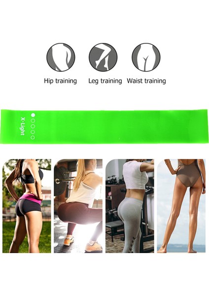 F Stili Pilates Squat Eğitimi Tpe Direnç Bantları Kalça Döngüleri Yoga Fitness Ev Için Elastik Yoga Spor Süsleri (Yurt Dışından)