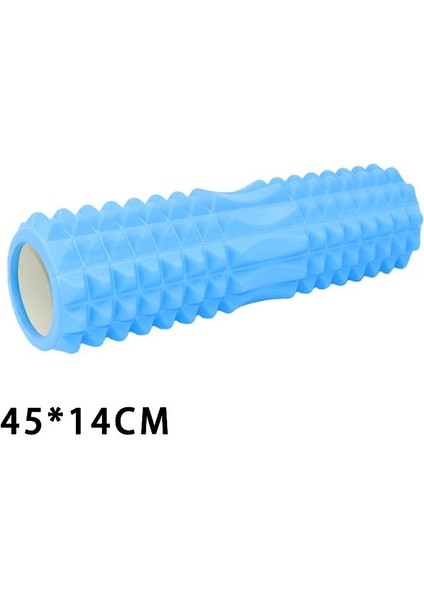45 Mavi Stil 45*14 Masaj Yoga Rulo Köpük Sütun Pilates Rulo Spor Fitness Ekipmanları Kas Masajı Topu Rahatlatıcı Masaj Topu Seti (Yurt Dışından)
