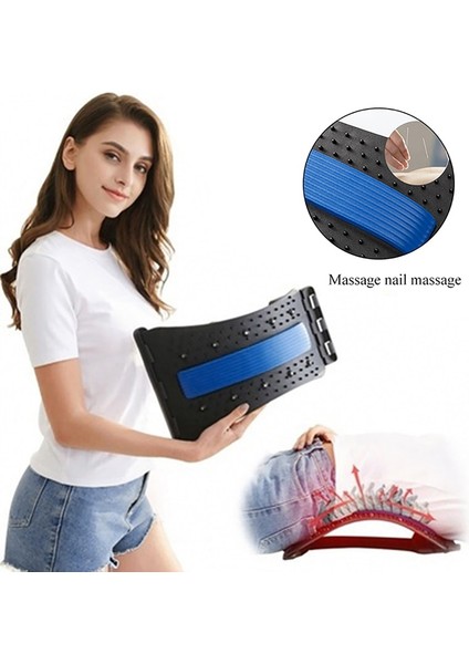 11 Tarzı Back Massager Stretcher Sciatica Massage Tool Massageador Magic Stretch Fitness Lumbar Support Relaxatioe Deck (Yurt Dışından) fırsatları