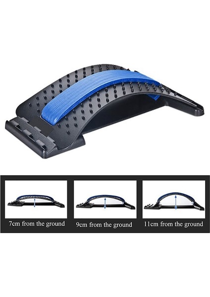 11 Tarzı Back Massager Stretcher Sciatica Massage Tool Massageador Magic Stretch Fitness Lumbar Support Relaxatioe Deck (Yurt Dışından) indirimleri