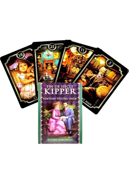 78 Adet TX22 Tarzı Fin De Siecle Kipper Falcılık Güverte Tarot Kartları Mistik Rehberlik Güverte Kehanet Eğlence Partileri Masa Oyunu (Yurt Dışından) fiyatları