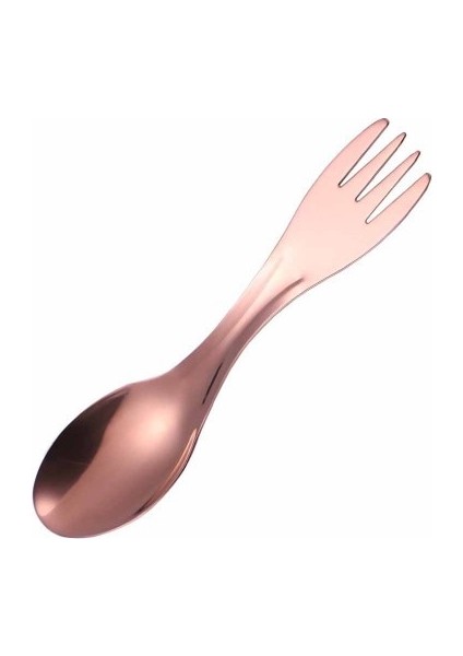 Gül Altın Tarzı Açık Kamp Titanyum Spork Kaşık Sofra Takımı Ultra Hafif Yürüyüş Kamp Seyahat Sofra Takımı Tencere Taşınabilir Outdoor (Yurt Dışından)