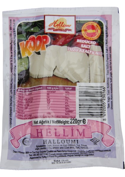 Az Tuzlu Hellim Peynir 3'lü Toplam 660GR fiyatları