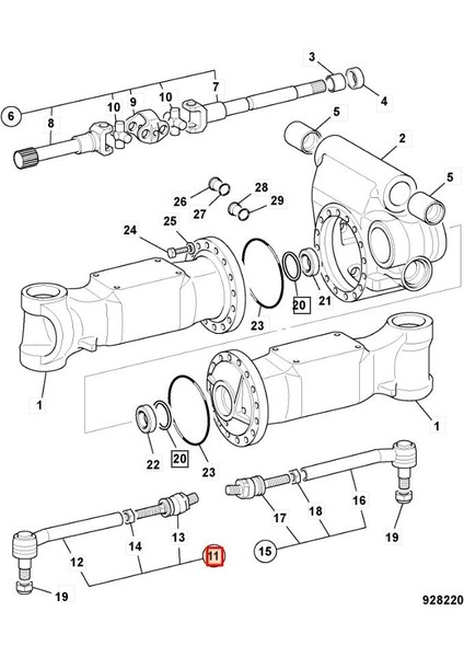 0501 007 753/S - Komple Rot Sol (Hyundaı) (4999815) fiyatları