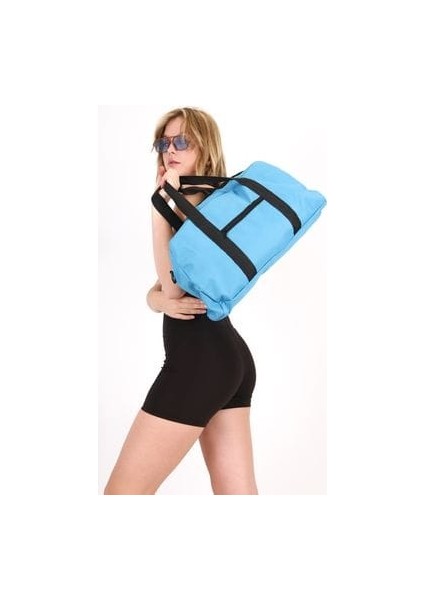 Unisex Günlük Kullanım El Kol ve Omuzda Taşınabilir Spor Seyahat Fitness Çantası Gym Bag