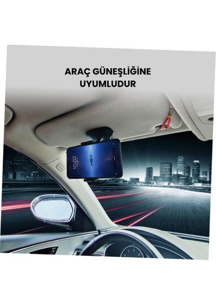 360 Derece Dönebilen Gösterge Paneli Üzeri Telefon Tutucu, Güneşlik ve Gösterge Panel Uyumlu indirimleri