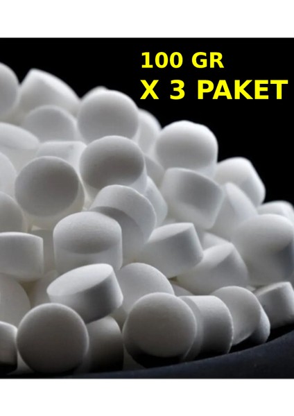 Tablet Naftalin 100 gr x 3 Paket(LAVABOLARDA KULLANILMAZ)
