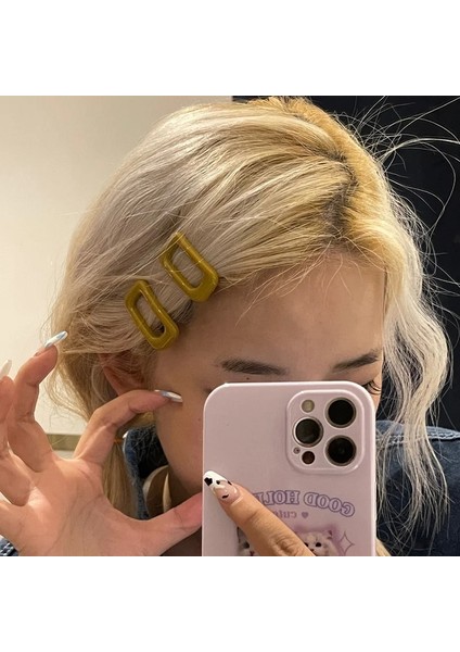 02 2 Adet/4 Adet Tatlı Kare Saç Klipleri Şeker Renk Bb Klip Kızlar Için Kahverengi Renk Tokalarım Güzel Moda Şapkalar Takı Hediye (Yurt Dışından) fiyatları
