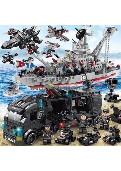 Askeri Yapı Taşları Eğitici Oyuncaklar (Yurt Dışından)