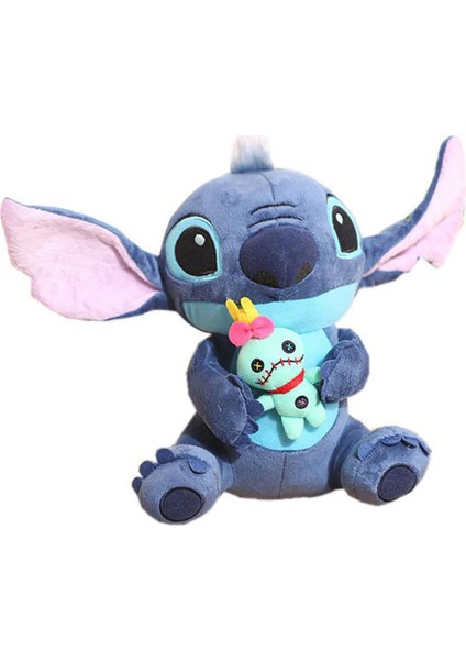 Kawaii Disney Stitch Peluş Bebek Oyuncak Anime Yıldızı Stitch Peluş Oyuncak Sevimli Stitch Peluş Bebek Çocuk Doğum Günü Hediyesi Çocuk Oyuncağı (Yurt Dışından)