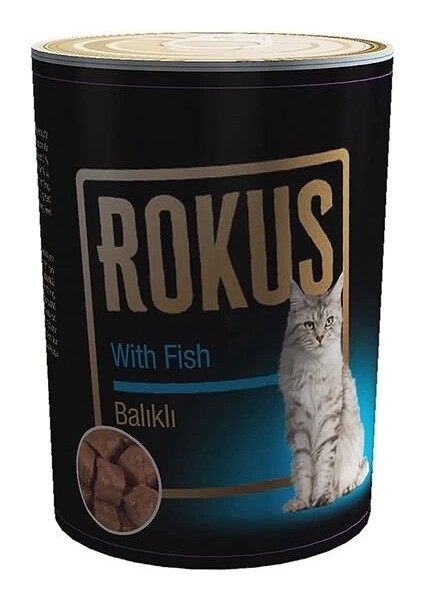 Balıklı Yetişkin Konserve Kedi Maması 410 gr