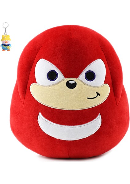 Yuvarlak Sonic Kirpi Peluş Bebek Süper Süper Sony Tumbler Oyuncak Yastık (Yurt Dışından)