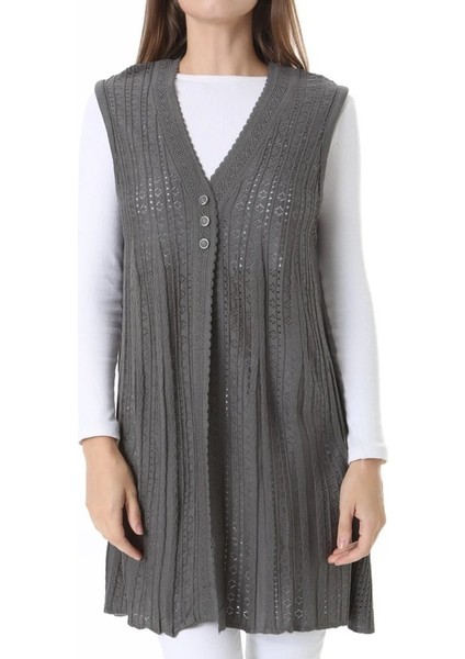 Kadın Triko Mevsimlik Araboy Merserize Büyük Beden Anne Yelek fiyatları