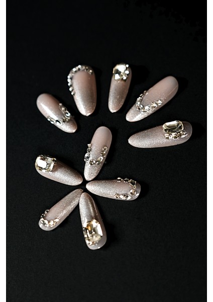 Takma Tırnak Seti & Zararsız Yapıştırıcı, El Yapımı (Handmade) modelleri