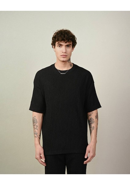 Erkek Bürümcük Oversize Tişört