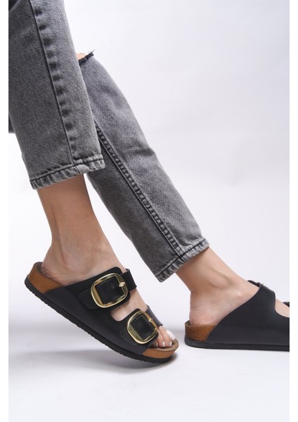 Vylsula Kadın Çift Tokalı Terlik 0012602 indirimleri