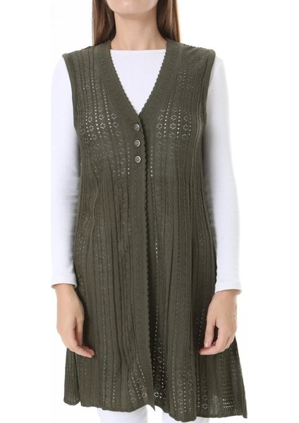 Kadın Triko Mevsimlik Araboy Merserize Büyük Beden Anne Yelek fırsatları