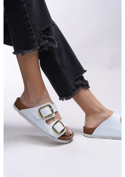 Vylsula Kadın Çift Tokalı Terlik 0012602 indirimleri