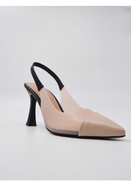 Elenor Renk Kontrastlı Stiletto modelleri