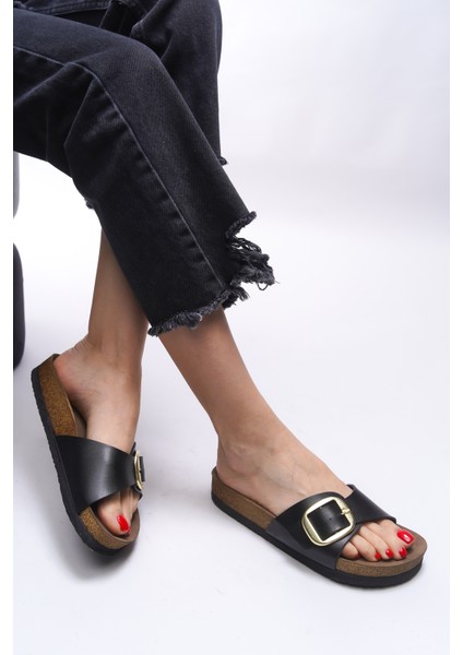 Hosrathla Kadın Tek Tokalı Terlik 0012603 fiyatları