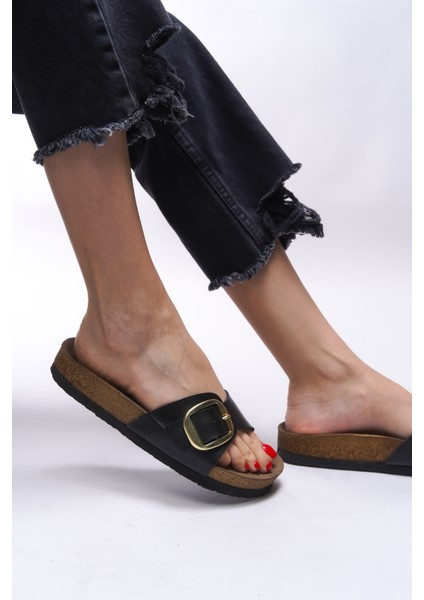 Hosrathla Kadın Tek Tokalı Terlik 0012603 indirimleri