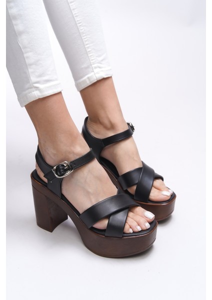 Ylllatha Kadın Topuklu Sandalet 0012761