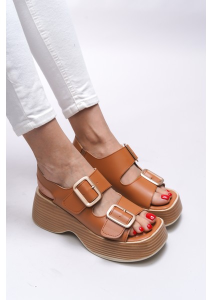 Zinkilia Kadın Çift Tokalı Sandalet 001292