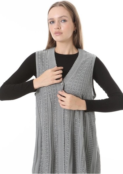 Kadın Triko Mevsimlik Araboy Merserize Büyük Beden Anne Yelek modelleri