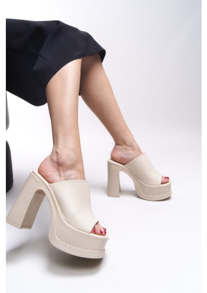 Edkiasha Kadın Yüksek Topuklu Terlik 00121001 fırsatları