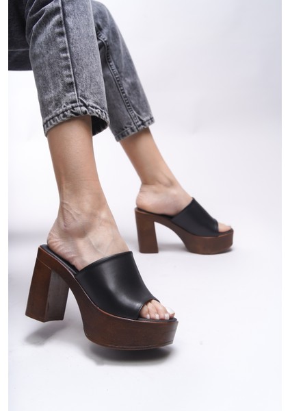 Jislantha Kadın Topuklu Terlik 0012763 fırsatları