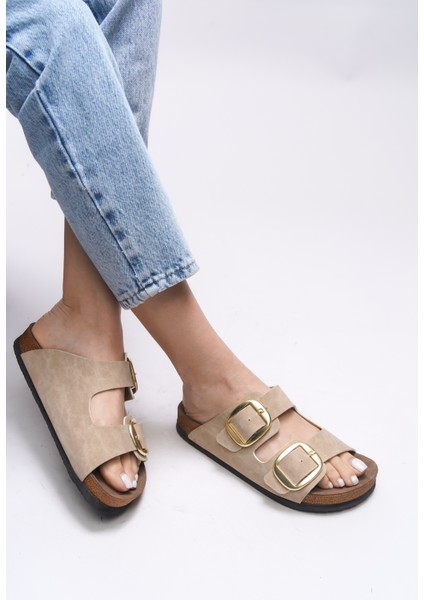 Vylsula Kadın Çift Tokalı Terlik 0012602 fiyatları