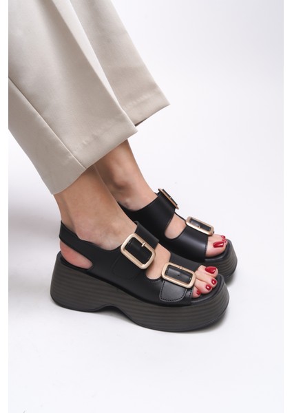 Zinkilia Kadın Çift Tokalı Sandalet 001292