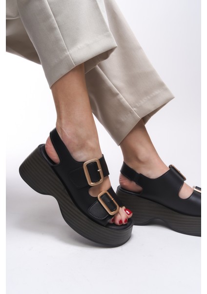 Zinkilia Kadın Çift Tokalı Sandalet 001292 indirimleri