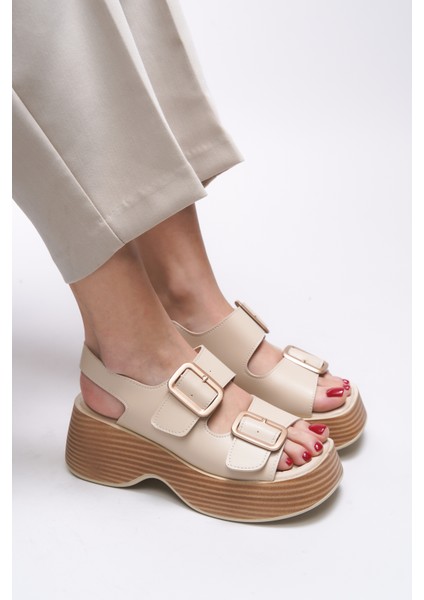 Zinkilia Kadın Çift Tokalı Sandalet 001292