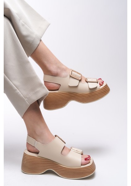 Zinkilia Kadın Çift Tokalı Sandalet 001292 modelleri