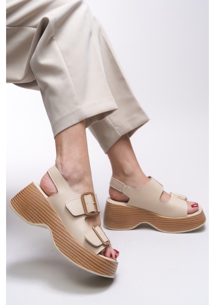 Zinkilia Kadın Çift Tokalı Sandalet 001292 fırsatları