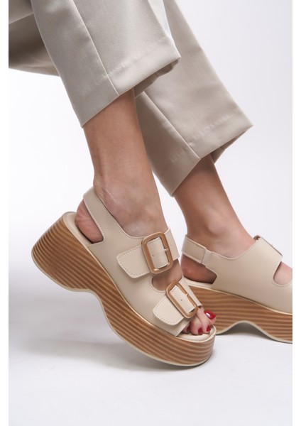 Zinkilia Kadın Çift Tokalı Sandalet 001292 indirimleri