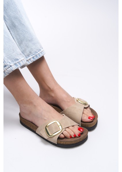 Hosrathla Kadın Tek Tokalı Terlik 0012603