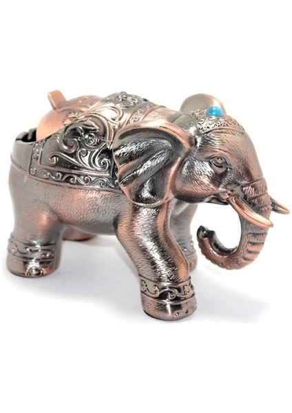 Metal Fil Figürlü Küllük Model 1