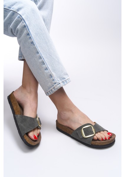 Hosrathla Kadın Tek Tokalı Terlik 0012603 fiyatları