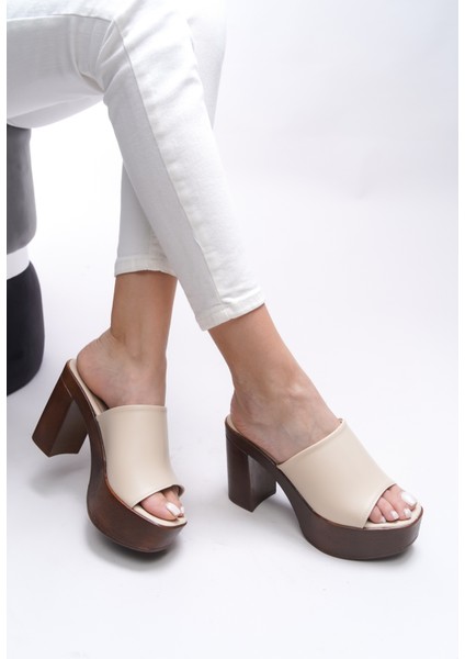 Jislantha Kadın Topuklu Terlik 0012763 fiyatları
