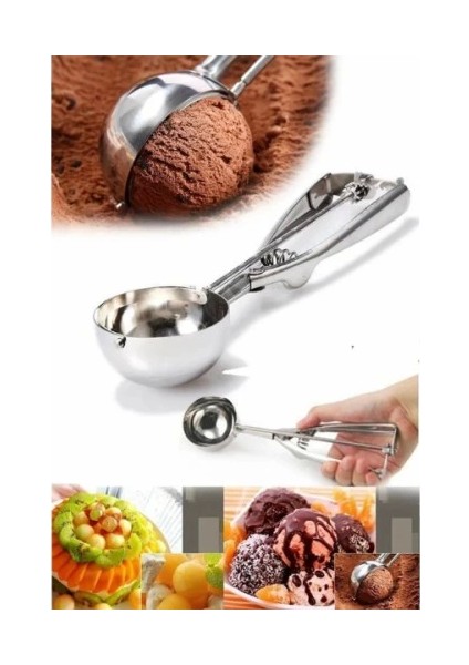 Çelik Dondurma Kaşığı