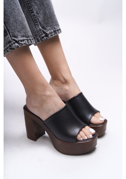 Jislantha Kadın Topuklu Terlik 0012763