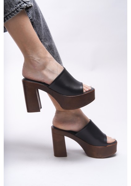 Jislantha Kadın Topuklu Terlik 0012763 indirimleri