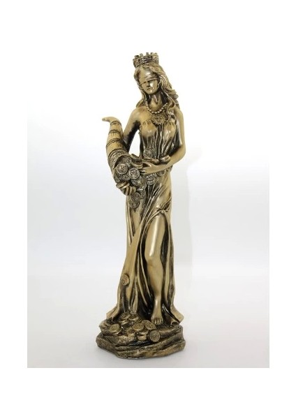 Polyester Bereket Tanrıçası Fortuna Figürü Model 1