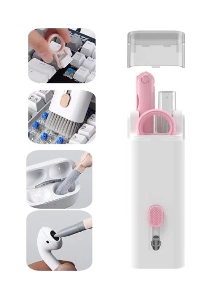 Çok Fonksıyonlu 7 In 1 Aırpods Klavye Ekran Kulaklık Temızleme Kıtı