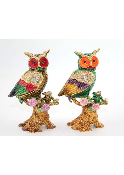 Swarovski Taşlı Tekli Baykuş