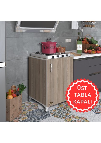Kenzlife ocak dolabı hoşseda crd 85*60*56 hazır mutfak klasik set üstü ocak için arkalıksız