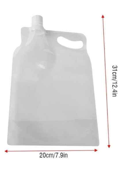Plastik Kapaklı Su Torbası 1 Litre